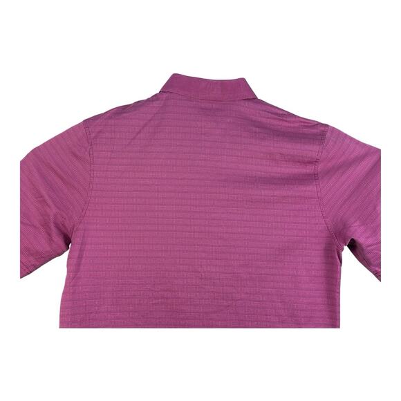 Fairway Greene Shirt Mens Medium Pink Polo Pinehurst 1895 Performance Collared - Picture 7 of 12